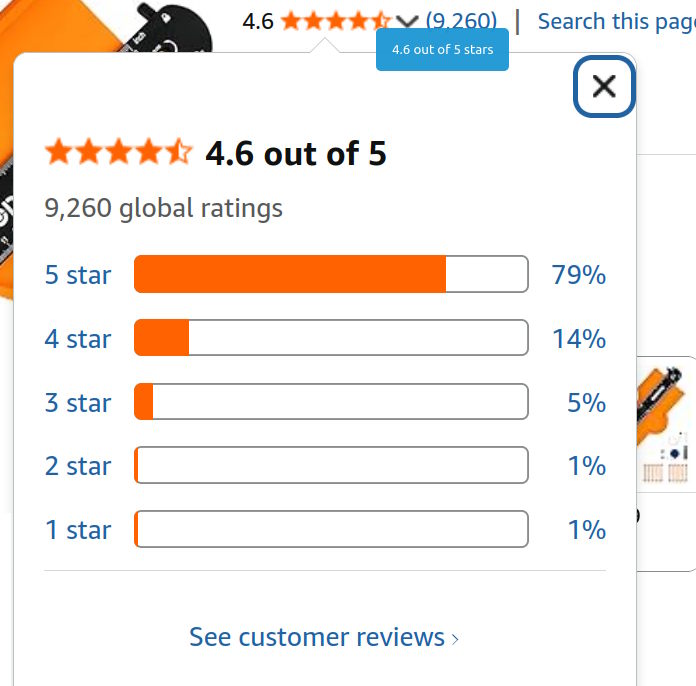 customer rating from 08-06-2025